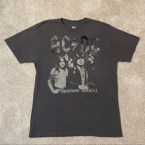 AC/DC Grey/Black"Highway to Hell" T-Shirt